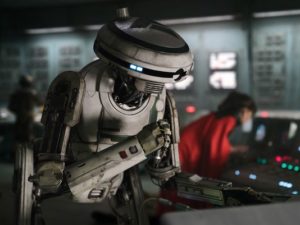 Droide de la película Han Solo: Una historia de Star Wars L3-37