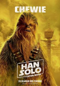 Póster promocional de Chewbacca en Han Solo: Una historia de Star Wars.