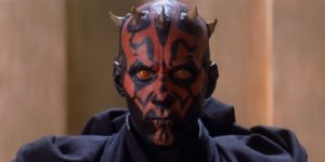 Darth Maul interpretado por Ray Park.