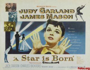 Imagen promocional de la película Ha nacido una estrella de 1954.