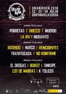 Cartel Granirock 2018