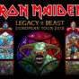 Cartel del Legacy of the beast tour 2018 de Iron Maiden